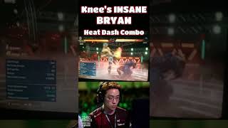 TEKKEN 8  Knee’s INSANE Bryan Heat Dash Combo 🔥shorts tekken8 knee bryan combos combo tekken [upl. by Vena]