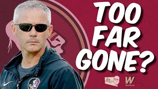 FSU Football TOO FAR GONE with Mike Norvell  Jeff Cameron Show  Warchant TV FSU [upl. by Annil246]