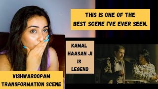 Vishwaroopam Transformation Scene Reaction  Kamal Haasan Ji  Rachel Reacts [upl. by Anerys106]