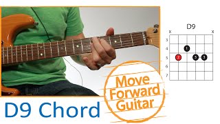 Guitar Chords  D9  Part 1 Finger Placement [upl. by Nniroc]