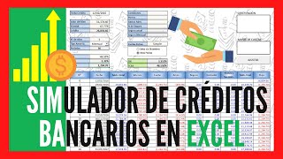 Cronograma de Pagos 💲💲SIMULADOR DE CRÉDITOS BANCARIOS💲💲 en Excel✅ [upl. by Shah]