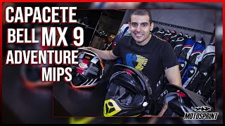 REVIEW  CAPACETE BELL MX 9 ADVENTURE MIPS  MOTOSPRINT [upl. by Dinny]