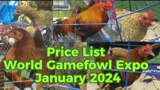 Philippines World Gamefowl Expo 2024 [upl. by Sardse]