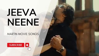 Jeeva neene song ❤️martin movie songslyrical videodhruva sarjaVaibhavi Shandilyakannada songs [upl. by Arbe]