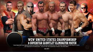 UFW Week of 9724 WCW United States Championship 8man Gauntlet Eliminator Match [upl. by Drawoh]