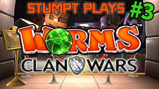 Stumpt Plays  Worms Clan Wars  3  Wormy Swag 4 Player Gameplay [upl. by Brande]