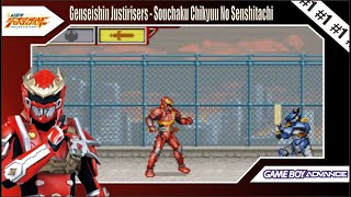 Genseishin Justirisers  Area 1  GBA Game [upl. by Frantz335]