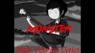 Marceline  Monster Male Version Lyrics [upl. by Eluk88]