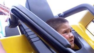 Jakes first roller coaster ride  The Carolina Cobra  Carowinds 2010 [upl. by Guido211]