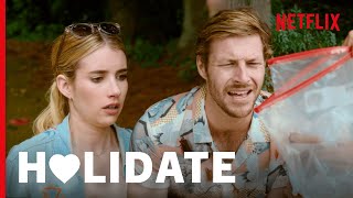 Holidate starring Emma Roberts  Find Your Perfect PlusOne  Official Trailer  Netflix [upl. by Noicnecsa]