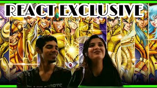 Rap dos 12 cavaleiros de ouro cavaleiros do zodíaco Rapsanime react [upl. by Morly]