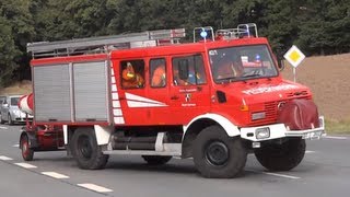 Einsatzfahrten Großübung quotBrand Bauernhofquot in NeudorfGesees [upl. by Nightingale]