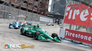 IndyCar Series EXTENDED HIGHLIGHTS Chevrolet Detroit Grand Prix  6423  Motorsports on NBC [upl. by Arihas]