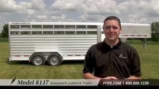 Tour the Economical Model 8117 Livestock Trailer from Featherlite [upl. by Eentroc]