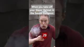 When you take off your Slayer Helm in the Smoke Dungeon in Old School Runescape shorts runescape [upl. by Darya]