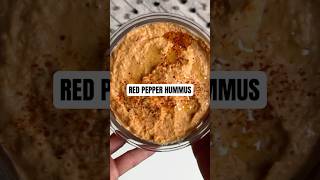 Red pepper hummus recipe hummushealthyrecipedrvidhichawlashorts [upl. by Nwadahs]