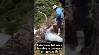 Fake waterfall of china by which chinese gov Earned a lot of money [upl. by Akaenahs31]