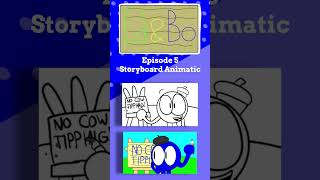 Ed and Bo Episode 5 Storyboard Animatic Side By Side animation KazukiToons shorts storyboards [upl. by Notsahc]