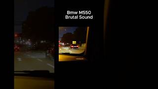 Bmw M550i BRUTAL SOUND automobile bmw bmwm [upl. by Yelkreb140]