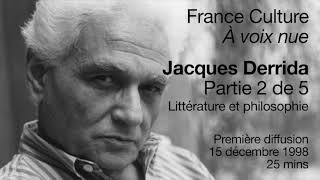 Derrida littérature et philosophie 1998 [upl. by Sreip]