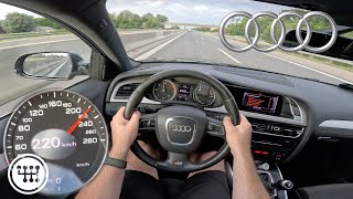 Audi A4 B8 20TDI 170Hp Top Speed Drive  NO SPEED LIMIT [upl. by Namrak430]