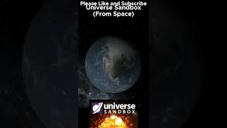 Solar Eclipse in Space Engine VS Universe Sandbox  shorts spaceengine universesandbox space [upl. by Balthasar]