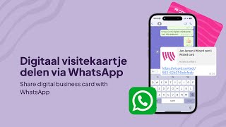 Digitaal visitekaartje delen via WhatsApp [upl. by Matt]