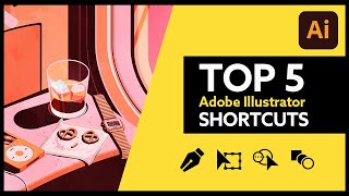 Top 5 Illustrator Shortcuts [upl. by Iroc]