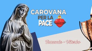 CAROVANA PER LA PACE TUSCANIA  VITERBO [upl. by Turpin]