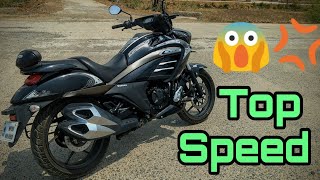 Suzuki Intruder Top Speed Test 💥💥  2018  154CC Intruder top Speed [upl. by Jahncke]