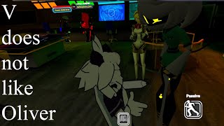 V does not like Oliver  Murder Drones Vr [upl. by Ahsaetal]