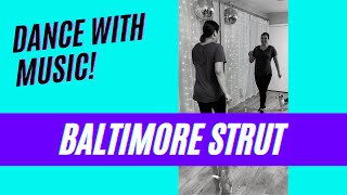 😎 BALTIMORE STRUT 😎 Dance  Easy Dance for Beginners [upl. by Oxley]