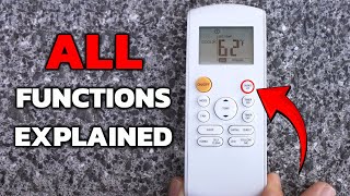 Air Conditioning Mini Split Remote Basic Functions [upl. by Telrats]