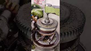 Gear Cutting Process  Hobbing Cutter viral shortvideo gearcutting machine [upl. by Alvera]