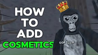 How to add cosmetics to your gorilla tag fan game [upl. by Blood]