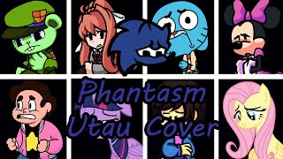 Phantasm but Every Turn a Different Character Sing It FNF Everyone Sing Phantasm  UTAU Cover [upl. by Amer]