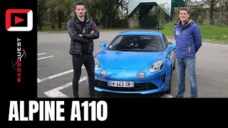 Je fais glisser une ALPINE A110  Test complet [upl. by Ahsieni]