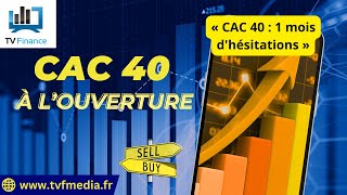 Matthieu Ceronne  « CAC 40  1 mois dhésitations » [upl. by Abehshtab]