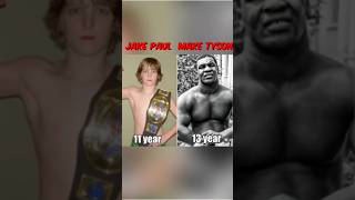 Jake Paul at 15 yers old and Make Tyson at 15 yers old boxing miketyson mma fighter [upl. by Eimak]