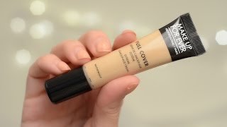 Full Cover Concealer Extreme Camouflage Cream Make Up Forever  Review amp Demo [upl. by Vonny]