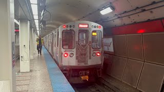 CTA Red Line Ride From 63rd To Jackson CTA 5000 Series Bombardier 20092015 5224 9124 [upl. by Kipp]