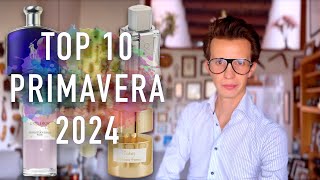 Top 10 Perfumes Primavera 2024 [upl. by Seniag191]