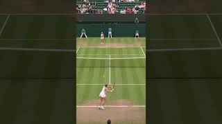 The power of Ostapenko 💪 Wimbledon Shorts Tennis [upl. by Aleydis390]