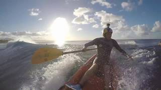 Kayaking Surfing at backdoor pipeline [upl. by Heringer]