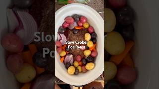 Slow Cooker Pot Roast potroast onepotmeal beefroastrecipe crockpotcooking slowcookerrecipe [upl. by Eico]