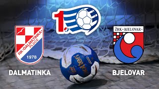 Dalmatinka vs Bjelovar  25 kolo  1 HRL Žene [upl. by Sanson189]