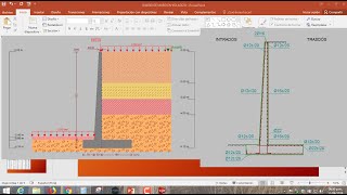 DISEÑO DE MURO DE CONTENCIÓN EN VOLADIZO UTILIZANDO EL PROGRAMA CYPE [upl. by Xed]