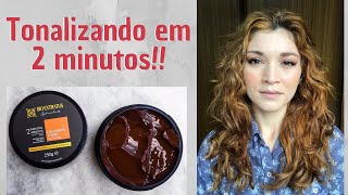 tonalizando o cabelo em dois minutos com Bio extratus [upl. by Sura161]