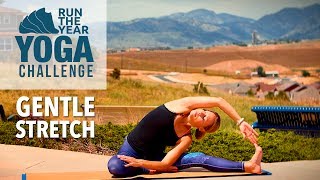 Gentle Stretch Yoga Run the Year Yoga Challenge with Five Parks Yoga [upl. by Etteragram53]