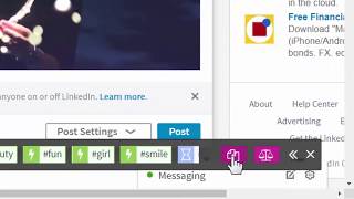 How to get hashtag suggestions for text and images in LinkedIn [upl. by Deanne831]